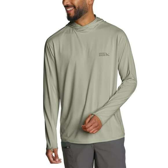 Eddie Bauer Men’s UPF50+ Super Soft Performance Hoodie, Size Medium (New) - Picture 1 of 12